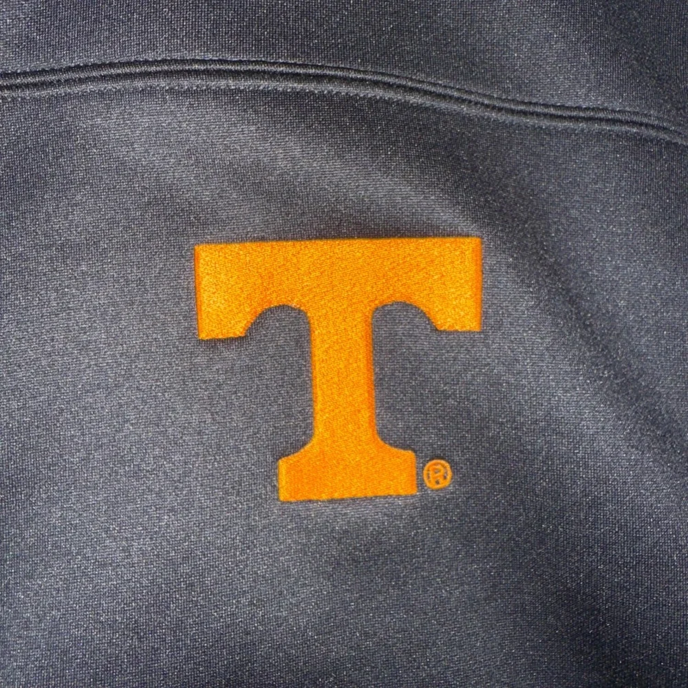 Mens XL Gen 2 Tennessee Volunteers Track Jacket Black Excellent NCAA Thumbhole